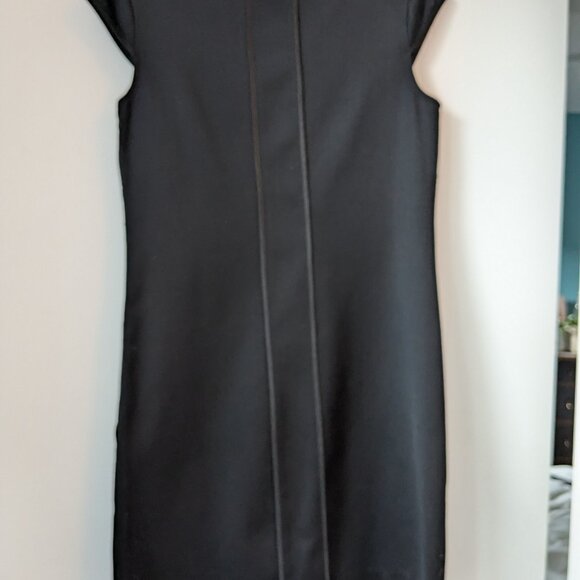 Wool ABS mini dress with pockets - Picture 4 of 5